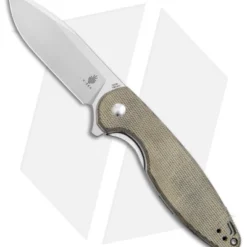 Kizer Cozy Liner Lock Knife Green Micarta (3.4" Satin) V3613C2