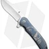 Kizer Cucchiara Hustler Flipper Knife Blue Titanium (4.625" Stonewash) Ki5464A2 -Blade HQ Store Kizer Cucchiara Hustler Blue Ti Ki5464A2 BHQ 34504 jr 2