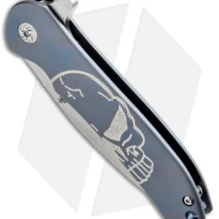 Kizer Cucchiara Hustler Flipper Knife Blue Titanium (4.625" Stonewash) Ki5464A2 3 Kizer Cucchiara Hustler Flipper Knife Blue Titanium (4.625" Stonewash) Ki5464A2 -Blade HQ Store Kizer Cucchiara Hustler Blue Ti Ki5464A2 BHQ 34504 jr spine 2