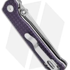 Kizer Azo Vanguard Mini Begleiter Liner Lock Knife Purple G-10 (2.8" Satin) 4 Kizer Azo Vanguard Mini Begleiter Liner Lock Knife Purple G-10 (2.8" Satin) -Blade HQ Store Kizer Cutlery Begleiter Mini BHQ 140704 td side
