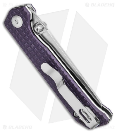 Kizer Azo Vanguard Mini Begleiter Liner Lock Knife Purple G-10 (2.8" Satin) Kizer Azo Vanguard Mini Begleiter Liner Lock Knife Purple G-10 (2.8" Satin) -Blade HQ Store Kizer Cutlery Begleiter Mini BHQ 140704 td side