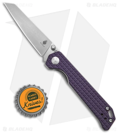 Kizer Azo Vanguard Mini Begleiter Liner Lock Knife Purple G-10 (2.8" Satin) Kizer Azo Vanguard Mini Begleiter Liner Lock Knife Purple G-10 (2.8" Satin) -Blade HQ Store Kizer Cutlery Begleiter Mini BHQ 140704 td size