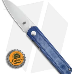 Kizer Feist Front Flipper Knife Blue Denim Micarta (2.8" SW) -Blade HQ Store Kizer Cutlery Fiest BHQ 140705 td size