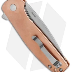 Kizer Vanguard Laconico Gemini Flipper Copper (3.1" Stonewash) V3471E1 4 Kizer Vanguard Laconico Gemini Flipper Copper (3.1" Stonewash) V3471E1 -Blade HQ Store Kizer Cutlery Gemini Linerlock Copper BHQ 115672 LS Side
