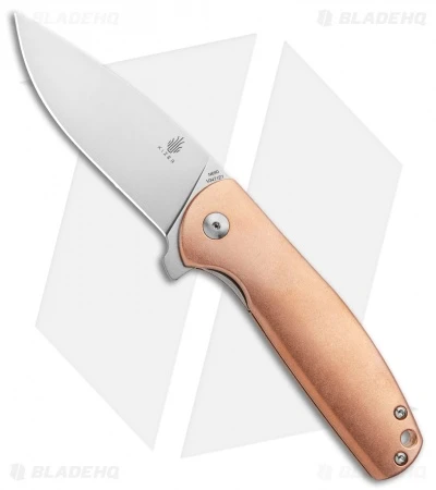 Kizer Vanguard Laconico Gemini Flipper Copper (3.1" Stonewash) V3471E1 Kizer Vanguard Laconico Gemini Flipper Copper (3.1" Stonewash) V3471E1 -Blade HQ Store Kizer Cutlery Gemini Linerlock Copper BHQ 115672 LS
