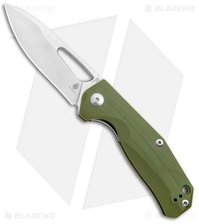 Kizer Cutlery Ki3411A1 Small Liner Lock Knife Green G-10 (2.5" Stonewash) Kizer Cutlery Ki3411A1 Small Liner Lock Knife Green G-10 (2.5" Stonewash) -Blade HQ Store Kizer Cutlery Ki3411A1 Small LL Green G 10 SW BHQ 25598 jr 1