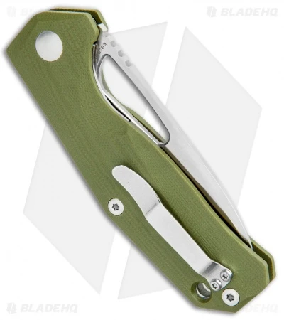 Kizer Vanguard Kesmec Liner Lock Knife OD Green G-10 (3.25" Satin) V4461N3 Kizer Vanguard Kesmec Liner Lock Knife OD Green G-10 (3.25" Satin) V4461N3 -Blade HQ Store Kizer Cutlery Ki3411A1 Small LL Green G 10 SW BHQ 25598 jr side