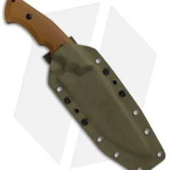 Kizer Cutlery Salient Fixed Blade Knife Brown G-10 (6.25" Black) E613 4 Kizer Cutlery Salient Fixed Blade Knife Brown G-10 (6.25" Black) E613 -Blade HQ Store Kizer Cutlery Salient Brown G10 black BHQ 71476 er sheath