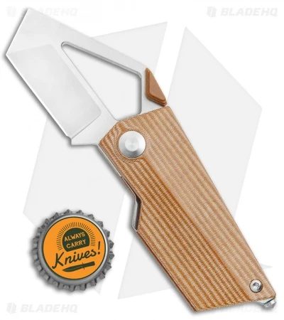 Kizer Cyber Blade Frame Lock Knife Brown Micarta (2.1" Satin) V2563-A Kizer Cyber Blade Frame Lock Knife Brown Micarta (2.1" Satin) V2563-A -Blade HQ Store Kizer Cyber Blade FL Brown Micarta Satin BHQ 121117 jr bottlecap