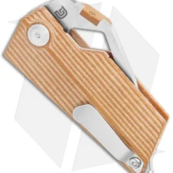 Kizer Cyber Blade Frame Lock Knife Brown Micarta (2.1" Satin) V2563-A 4 Kizer Cyber Blade Frame Lock Knife Brown Micarta (2.1" Satin) V2563-A -Blade HQ Store Kizer Cyber Blade FL Brown Micarta Satin BHQ 121117 jr side