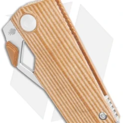 Kizer Cyber Blade Frame Lock Knife Brown Micarta (2.1" Satin) V2563-A 3 Kizer Cyber Blade Frame Lock Knife Brown Micarta (2.1" Satin) V2563-A -Blade HQ Store Kizer Cyber Blade FL Brown Micarta Satin BHQ 121117 jr spine