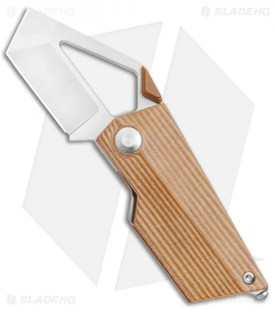 Kizer Cyber Blade Frame Lock Knife Brown Micarta (2.1" Satin) V2563-A Kizer Cyber Blade Frame Lock Knife Brown Micarta (2.1" Satin) V2563-A -Blade HQ Store Kizer Cyber Blade FL Brown Micarta Satin BHQ 121117 jr