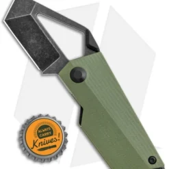 Kizer Cyber Blade Liner Lock Knife Green G-10 (2.1" Black) V2563 5 Kizer Cyber Blade Liner Lock Knife Green G-10 (2.1" Black) V2563 -Blade HQ Store Kizer Cyber Blade FL Green G 10 Satin BHQ 121116 jr bottlecap