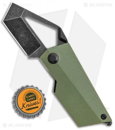 Kizer Cyber Blade Liner Lock Knife Green G-10 (2.1" Black) V2563 Kizer Cyber Blade Liner Lock Knife Green G-10 (2.1" Black) V2563 -Blade HQ Store Kizer Cyber Blade FL Green G 10 Satin BHQ 121116 jr bottlecap