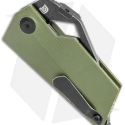 Kizer Cyber Blade Liner Lock Knife Green G-10 (2.1" Black) V2563 4 Kizer Cyber Blade Liner Lock Knife Green G-10 (2.1" Black) V2563 -Blade HQ Store Kizer Cyber Blade FL Green G 10 Satin BHQ 121116 jr side