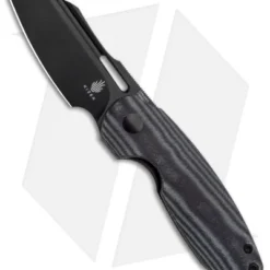 Kizer D.O.C.K. October Liner Lock Knife Black Micarta (2.9" Black) KI3569-A