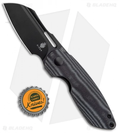 Kizer D.O.C.K. October Liner Lock Knife Black Micarta (2.9" Black) KI3569-A Kizer D.O.C.K. October Liner Lock Knife Black Micarta (2.9" Black) KI3569-A -Blade HQ Store Kizer D.O.C.K. October Cleaver FL Black Micarta Black V3569A1 BHQ 121127 jr bottlecap