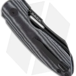 Kizer D.O.C.K. October Liner Lock Knife Black Micarta (2.9" Black) KI3569-A 4 Kizer D.O.C.K. October Liner Lock Knife Black Micarta (2.9" Black) KI3569-A -Blade HQ Store Kizer D.O.C.K. October Cleaver FL Black Micarta Black V3569A1 BHQ 121127 jr side
