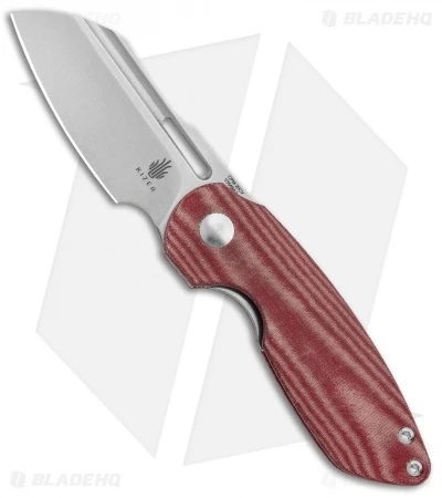 Kizer D.O.C.K. October Liner Lock Knife Red Micarta (2.9" Satin) V3569 Kizer D.O.C.K. October Liner Lock Knife Red Micarta (2.9" Satin) V3569 -Blade HQ Store Kizer D.O.C.K. October Cleaver FL Red Micarta Satin V3569A2 BHQ 121130 jr