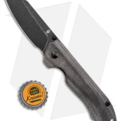 Kizer Degnan Guru Liner Lock Knife Micarta Black (3" Black) 6 Kizer Degnan Guru Liner Lock Knife Micarta Black (3" Black) -Blade HQ Store Kizer Degnan Guru LL Micarta Black Black SW BHQ 179146 jr bottlecap