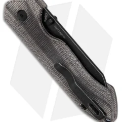 Kizer Degnan Guru Liner Lock Knife Micarta Black (3" Black) 4 Kizer Degnan Guru Liner Lock Knife Micarta Black (3" Black) -Blade HQ Store Kizer Degnan Guru LL Micarta Black Black SW BHQ 179146 jr side