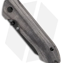 Kizer Degnan Guru Liner Lock Knife Micarta Black (3" Black) 3 Kizer Degnan Guru Liner Lock Knife Micarta Black (3" Black) -Blade HQ Store Kizer Degnan Guru LL Micarta Black Black SW BHQ 179146 jr spine