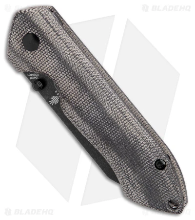 Kizer Degnan Guru Liner Lock Knife Micarta Black (3" Black) Kizer Degnan Guru Liner Lock Knife Micarta Black (3" Black) -Blade HQ Store Kizer Degnan Guru LL Micarta Black Black SW BHQ 179146 jr spine