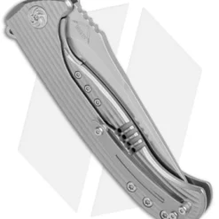 Kizer Diskin Toro Frame Lock Knife Titanium (3.8" Stonewash) Ki4503 -Blade HQ Store Kizer Diskin Toro ti sw BHQ 52093 er side