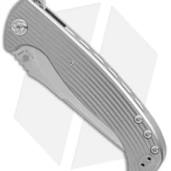 Kizer Diskin Toro Frame Lock Knife Titanium (3.8" Stonewash) Ki4503 -Blade HQ Store Kizer Diskin Toro ti sw BHQ 52093 er spine