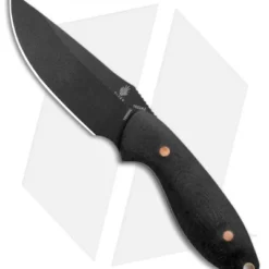 Kizer Garza Sequoia Fixed Blade Knife Black G-10 (3.78" Black) 1022A1