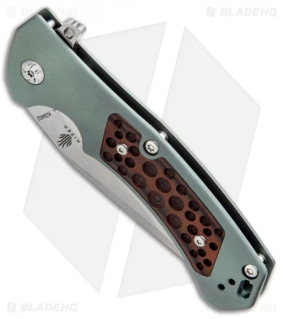 Kizer I.F.T. Frame Lock Knife Titanium (3.1" Stonewash) Ki3452 Kizer I.F.T. Frame Lock Knife Titanium (3.1" Stonewash) Ki3452 -Blade HQ Store Kizer I.F.T. Ti SW Ki3452 BHQ 34574 jr spine 2
