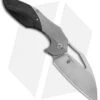 Kizer Isham Megatherium Left Hand Flipper Knife Ti/CF (3.6" Stonewash) KI4502L1 -Blade HQ Store Kizer Isham Megatherium Left Hand Ti CF SW KI4502L1 BHQ 88598 jr