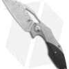 Kizer Isham Minitherium Flipper Knife Ti/Carbon Fiber (3" Vinland Damasteel) -Blade HQ Store Kizer Isham Minitherium Ti CF Damasteel Ki3502D2 BHQ 97003 jr