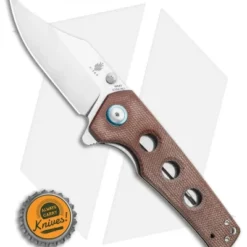 Kizer Junges Liner Lock Knife Brown Micarta (3.06" Satin) V3551N2 5 Kizer Junges Liner Lock Knife Brown Micarta (3.06" Satin) V3551N2 -Blade HQ Store Kizer Junges Liner Lock Knife OD Green G 10 3.06 Satin V3551N2 BHQ 107558 LS Bottlecap 2
