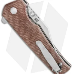 Kizer Junges Liner Lock Knife Brown Micarta (3.06" Satin) V3551N2 4 Kizer Junges Liner Lock Knife Brown Micarta (3.06" Satin) V3551N2 -Blade HQ Store Kizer Junges Liner Lock Knife OD Green G 10 3.06 Satin V3551N2 BHQ 107558 LS Side 2