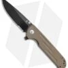 Kizer Justice Liner Lock Flipper Knife Brown G-10 (3.75" Black SW Serr) 2 Kizer Justice Liner Lock Flipper Knife Brown G-10 (3.75" Black SW Serr) -Blade HQ Store Kizer Justice LL Brown G 10 Black Serr V4543N2 BHQ 107555 jr