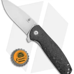 Kizer Laconico Exclusive Gemini Liner Lock Knife Shred CF (3.125" SW) 5 Kizer Laconico Exclusive Gemini Liner Lock Knife Shred CF (3.125" SW) -Blade HQ Store Kizer Laconico Exclusive Gemini LL Marble CF SW BHQ 101712 jr bottlecap