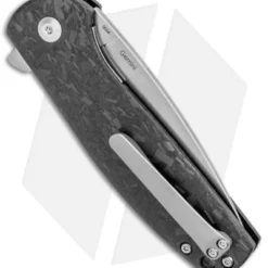 Kizer Laconico Exclusive Gemini Liner Lock Knife Shred CF (3.125" SW) 4 Kizer Laconico Exclusive Gemini Liner Lock Knife Shred CF (3.125" SW) -Blade HQ Store Kizer Laconico Exclusive Gemini LL Marble CF SW BHQ 101712 jr side