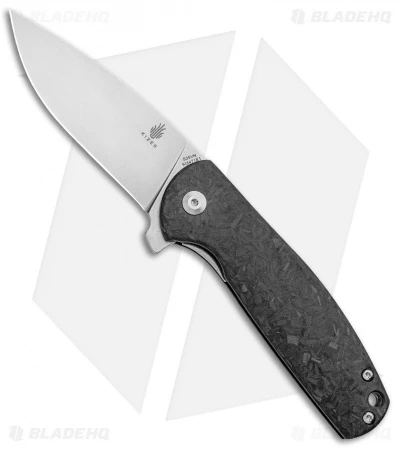 Kizer Laconico Exclusive Gemini Liner Lock Knife Shred CF (3.125" SW) Kizer Laconico Exclusive Gemini Liner Lock Knife Shred CF (3.125" SW) -Blade HQ Store Kizer Laconico Exclusive Gemini LL Marble CF SW BHQ 101712 jr