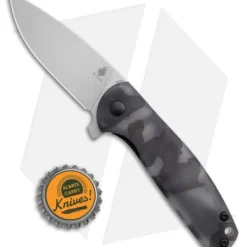 Kizer Laconico Gemini Liner Lock Knife Raffir (3.1" Stonewash S35VN) -Blade HQ Store Kizer Laconico Gemini FL Raffir BHQ 174675 jr bottlecap