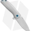 Kizer Laconico Gemini Left-Handed Frame Lock Knife (3.125" Stonewash) Ki3471-L -Blade HQ Store Kizer Laconico Gemini Left Handed FL SW Ki3471 L BHQ 72454 jr