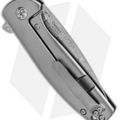 Kizer Laconico Gemini Frame Lock Knife (2.9" Odin Heim Damasteel) Ki2471D1 4 Kizer Laconico Gemini Frame Lock Knife (2.9" Odin Heim Damasteel) Ki2471D1 -Blade HQ Store Kizer Laconico Gemini Odin Heim Damasteel Ki2471D1 BHQ 86608 jr side