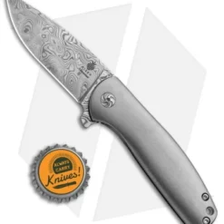 Kizer Laconico Gemini Frame Lock Knife (2.9" Vinland Damasteel) Ki2471D2 -Blade HQ Store Kizer Laconico Gemini Vinland Damasteel Damasteel Ki2471D2 BHQ 86609 jr bottlecap