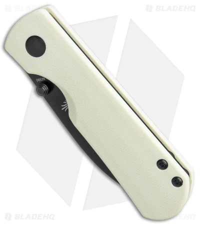 Kizer Laconico Yorkie Liner Lock Knife Ivory G-10 (2.5" Black ) Kizer Laconico Yorkie Liner Lock Knife Ivory G-10 (2.5" Black ) -Blade HQ Store Kizer Laconico Yorkie LL Ivory G 10 Black BHQ 139740 jr spine