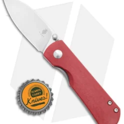 Kizer Laconico Yorkie Liner Lock Knife Red Micarta (2.5" SW) 5 Kizer Laconico Yorkie Liner Lock Knife Red Micarta (2.5" SW) -Blade HQ Store Kizer Laconico Yorkie LL Red Micarta SW BHQ 139739 jr bottlecap