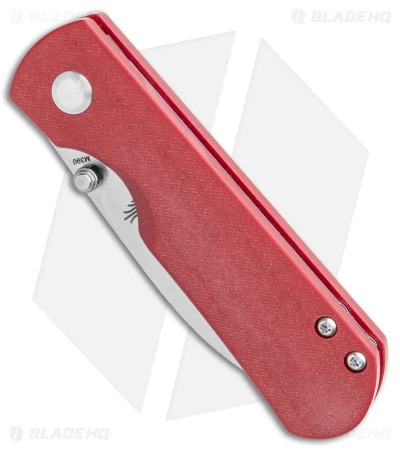 Kizer Laconico Yorkie Liner Lock Knife Red Micarta (2.5" SW) Kizer Laconico Yorkie Liner Lock Knife Red Micarta (2.5" SW) -Blade HQ Store Kizer Laconico Yorkie LL Red Micarta SW BHQ 139739 jr spine