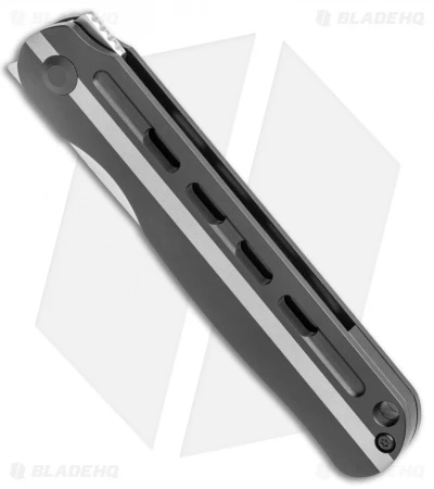 Kizer Lätt Vind Frame Lock Knife Black Titanium (3.5" Satin) KI4567 Kizer Lätt Vind Frame Lock Knife Black Titanium (3.5" Satin) KI4567 -Blade HQ Store Kizer Latt Vind FL Black Ti Satin BHQ 121118 jr spine