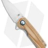 Kizer Lieb Liner Lock Knife Smooth Brown Micarta (2.32" Stonewash) V2541N4 -Blade HQ Store Kizer Lieb LL Smooth Brown Micarta SW V2541N4 BHQ 117056 jr