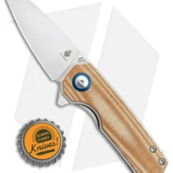 Kizer Lieb Liner Lock Knife Smooth Brown Micarta (2.32" Stonewash) V2541N4 5 Kizer Lieb Liner Lock Knife Smooth Brown Micarta (2.32" Stonewash) V2541N4 -Blade HQ Store Kizer Lieb LL Smooth Brown Micarta SW V2541N4 BHQ 117056 jr bottlecap