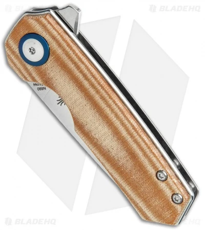 Kizer Lieb Liner Lock Knife Smooth Brown Micarta (2.32" Stonewash) V2541N4 Kizer Lieb Liner Lock Knife Smooth Brown Micarta (2.32" Stonewash) V2541N4 -Blade HQ Store Kizer Lieb LL Smooth Brown Micarta SW V2541N4 BHQ 117056 jr spine